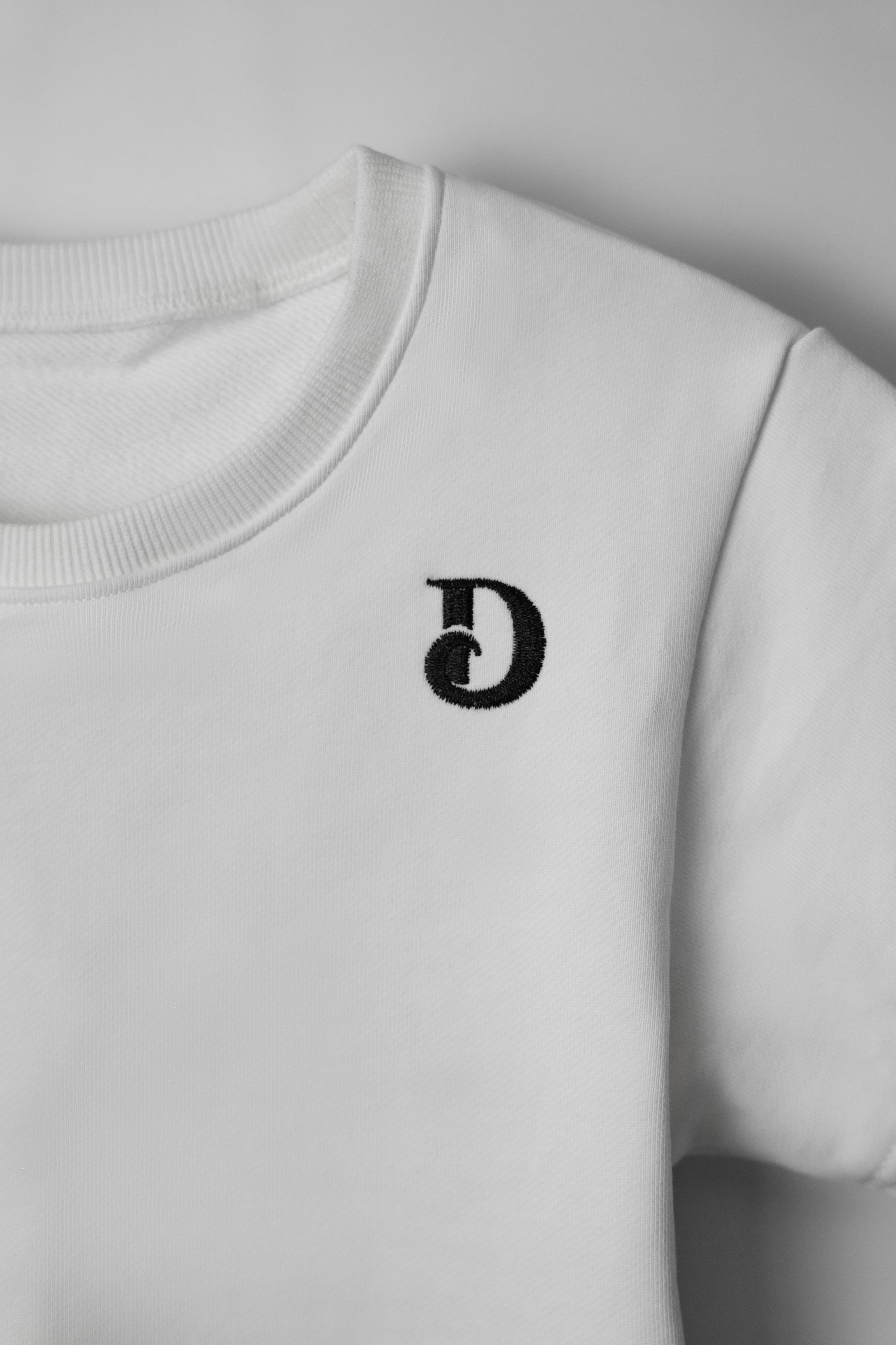 ロゴクロップドTシャツ (ホワイト)