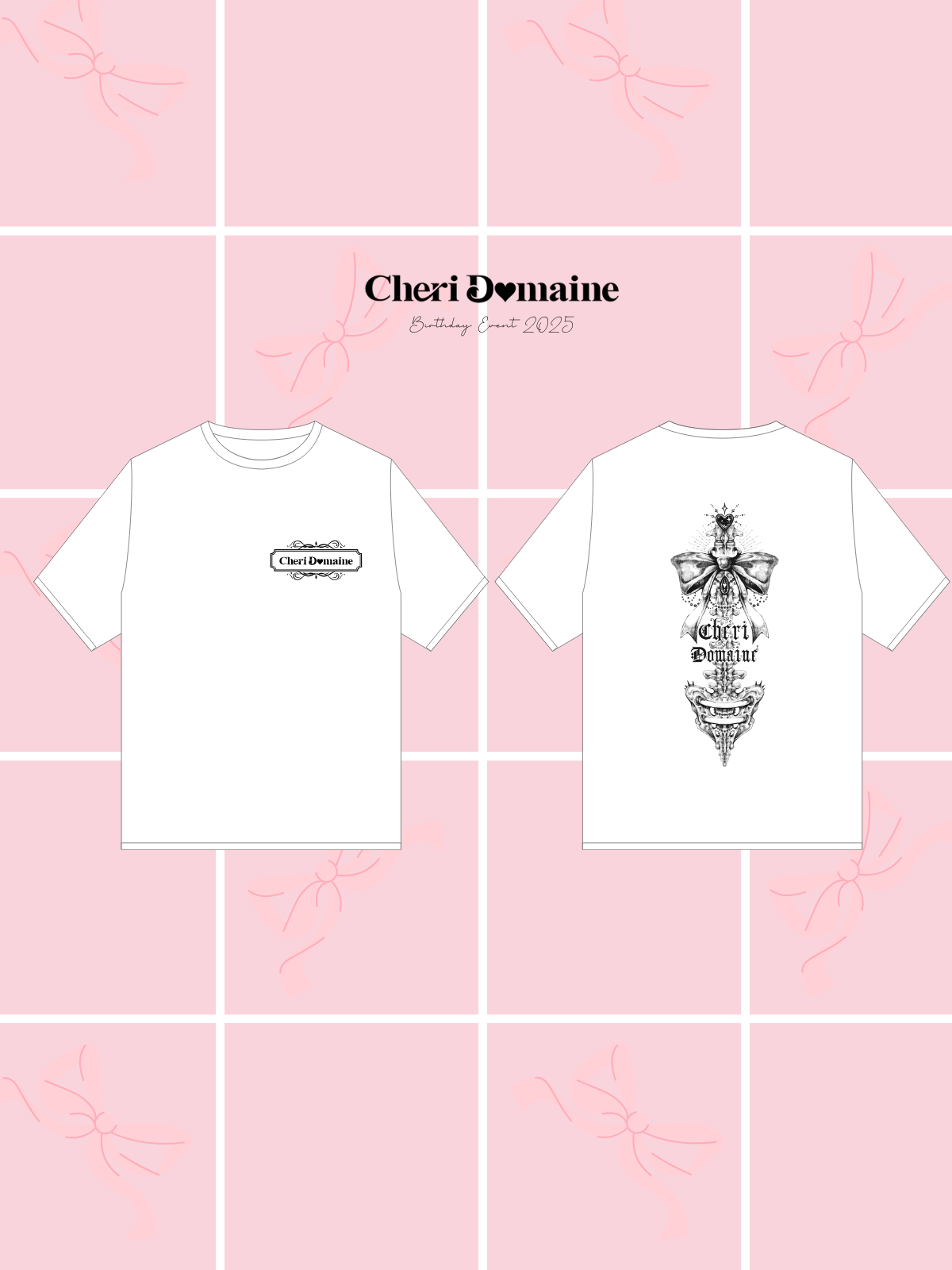 2025生誕 Cheri Domaine Tシャツ
