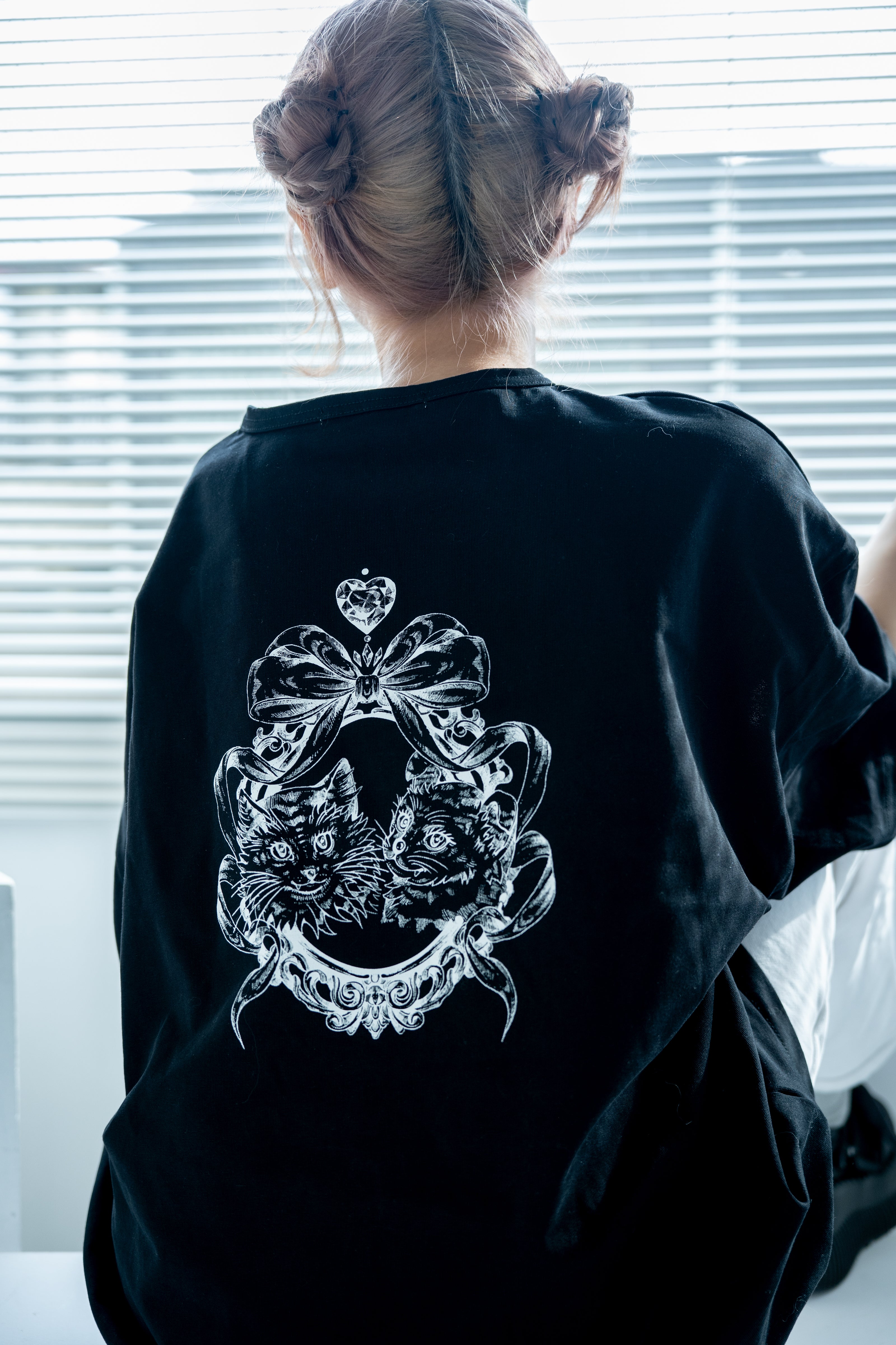 totochitti オーバーサイズTシャツ (ブラック)